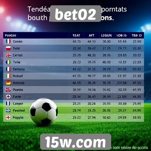 Tendências de apostas no site bet02